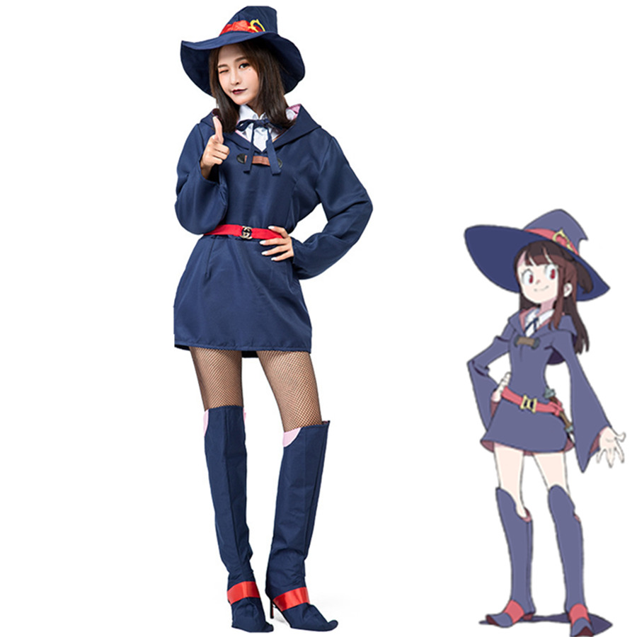 Anime Little Witch Academia halloween girls school uniform dress