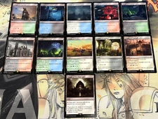 MTG Universes Beyond Fallout Commander Temple Land Set EDH Dual Land Scry Rare