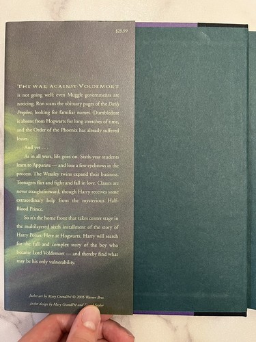 Harry Potter and the Half Blood Prince - First Edition, First Print with Errors - 第 9/10 張圖片