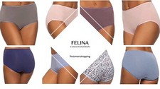 Felina Ladies' Cotton Stretch Brief, 8-pack VARIETY  