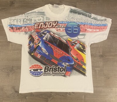 Bristol Motor Speedway  Racin The way it Oughta Be  Vintage Nascar T-Shirt XL