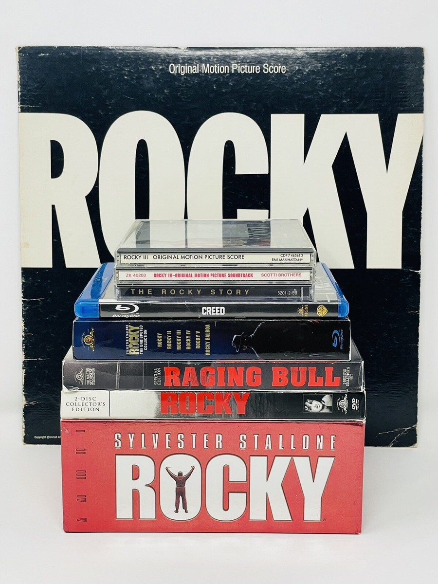 Rocky Balboa The Undisputed Collection Blu-ray, DVD Set, Movie 