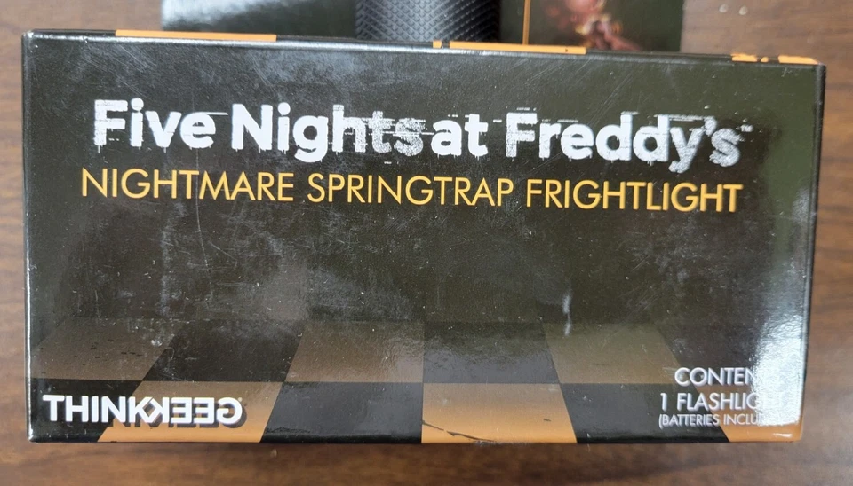 Five Nights at  Freddys Springtrap Frightlight  Flashlight Scare Mode 2016 RARE - Image 3 of 4