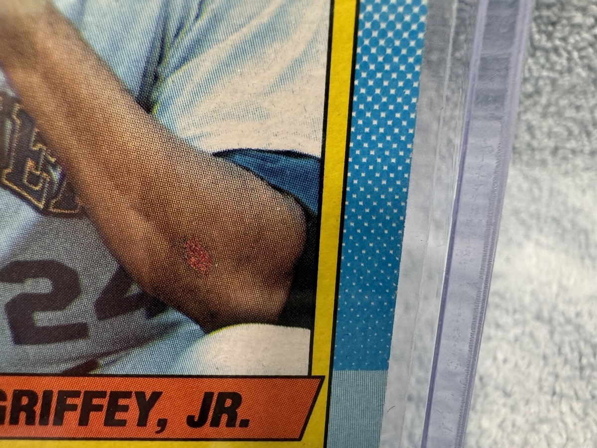 1989 Topps #336 Ken Griffey Jr. #336 ERROR CARD!!! Early print