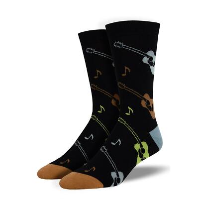 Socksmith Listen To The Music grafisch bedruckte Herrensocken Baumwolle UK-Größe 6,5 12