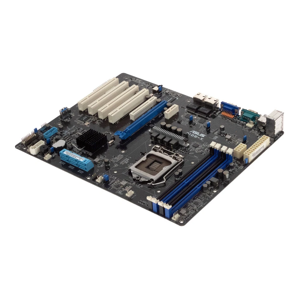 Server ATX Mainboard ASUS P10S-X REV 1.01 LGA1151 4x DDR4 4x PCI 2x Pcie 2x Gbe - Image 3 of 3