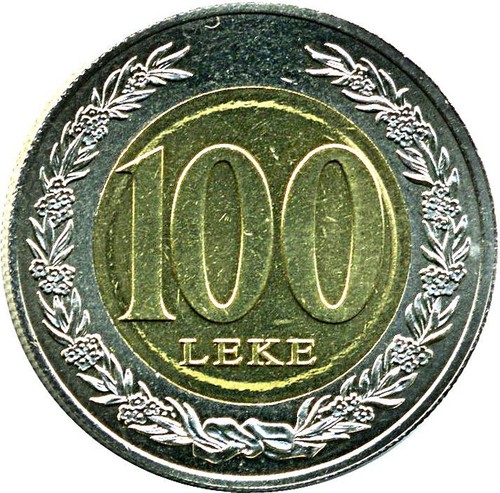 Albanian Coin 100 Lekë | Queen Teuta Motif | Spear | Shield | Flowers | 2000