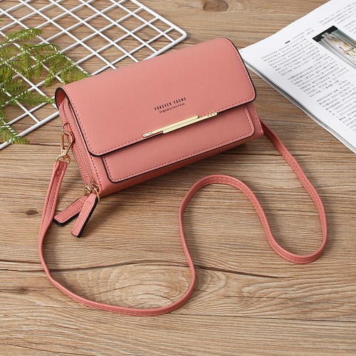 Women Cell Phone Purse Large Leather Wallet Zip Handbag Crossbody Shoulder Bag - Picture 27 of 31