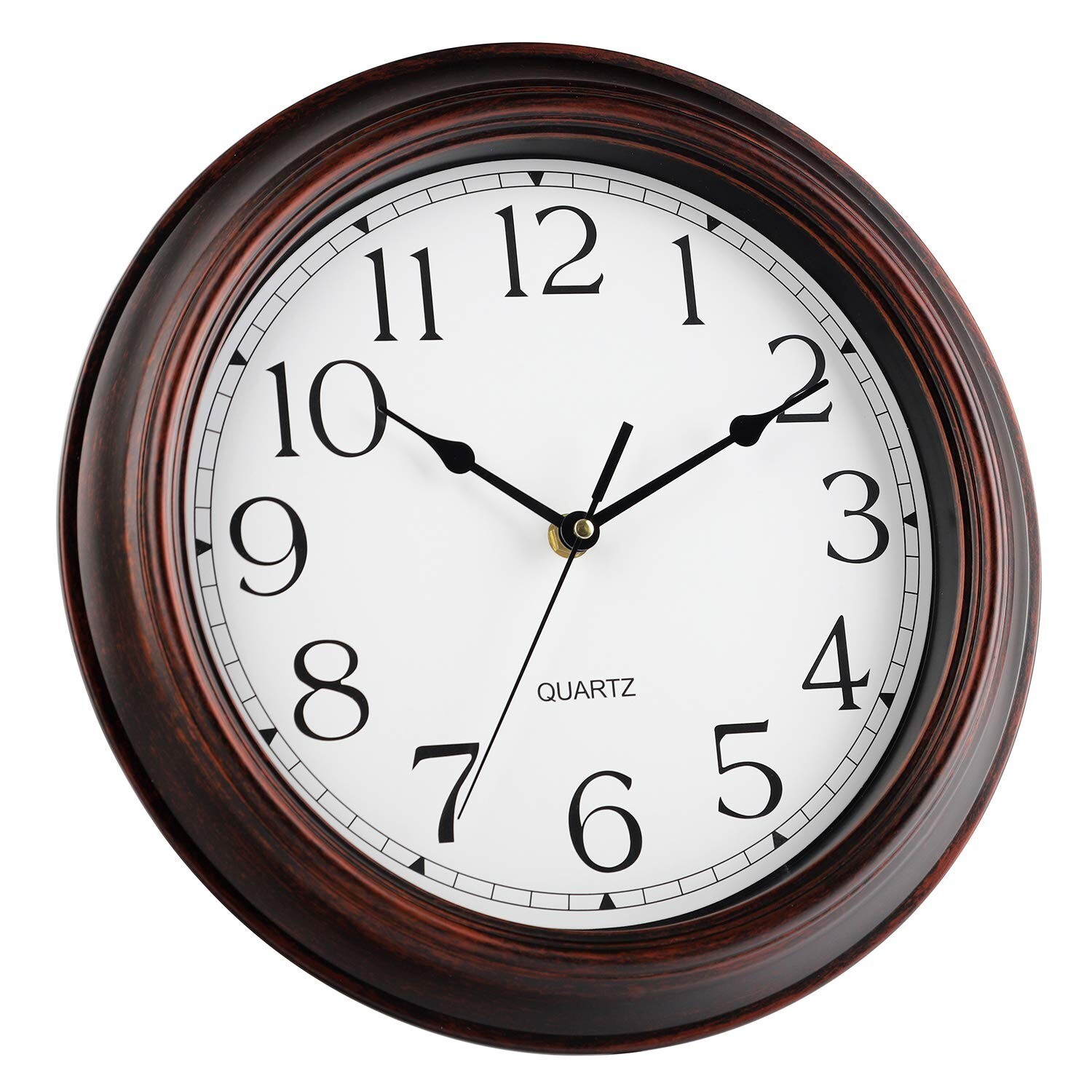 12 Inch Wall Clocks Battery Operated Silent Non-Ticking Wall Clock ...