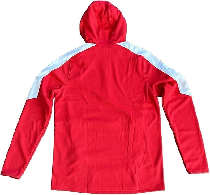 NEW Under Armour UA Men's Armour Fleece 1/4 Zip Hoodie RED WHITE