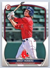 MIKEY ROMERO  RED SOX   2023 BOWMAN DRAFT #BD-58 
