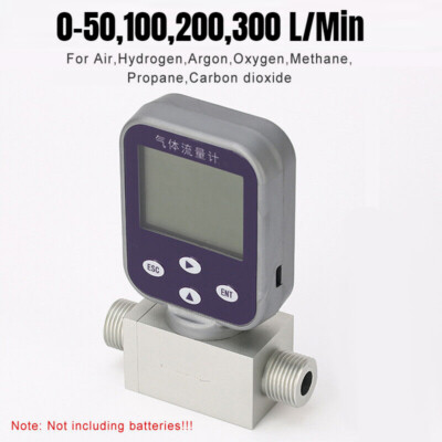 Micro Portable Gas Flow Meter Gas Mass Air Methane Argon Oxygen Flow Rate Meter