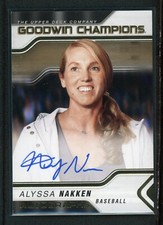 2023 ALYSSA NAKKEN AUTO UPPER DECK GOODWIN CHAMPIONS GOUDEY AUTOGRAPHS