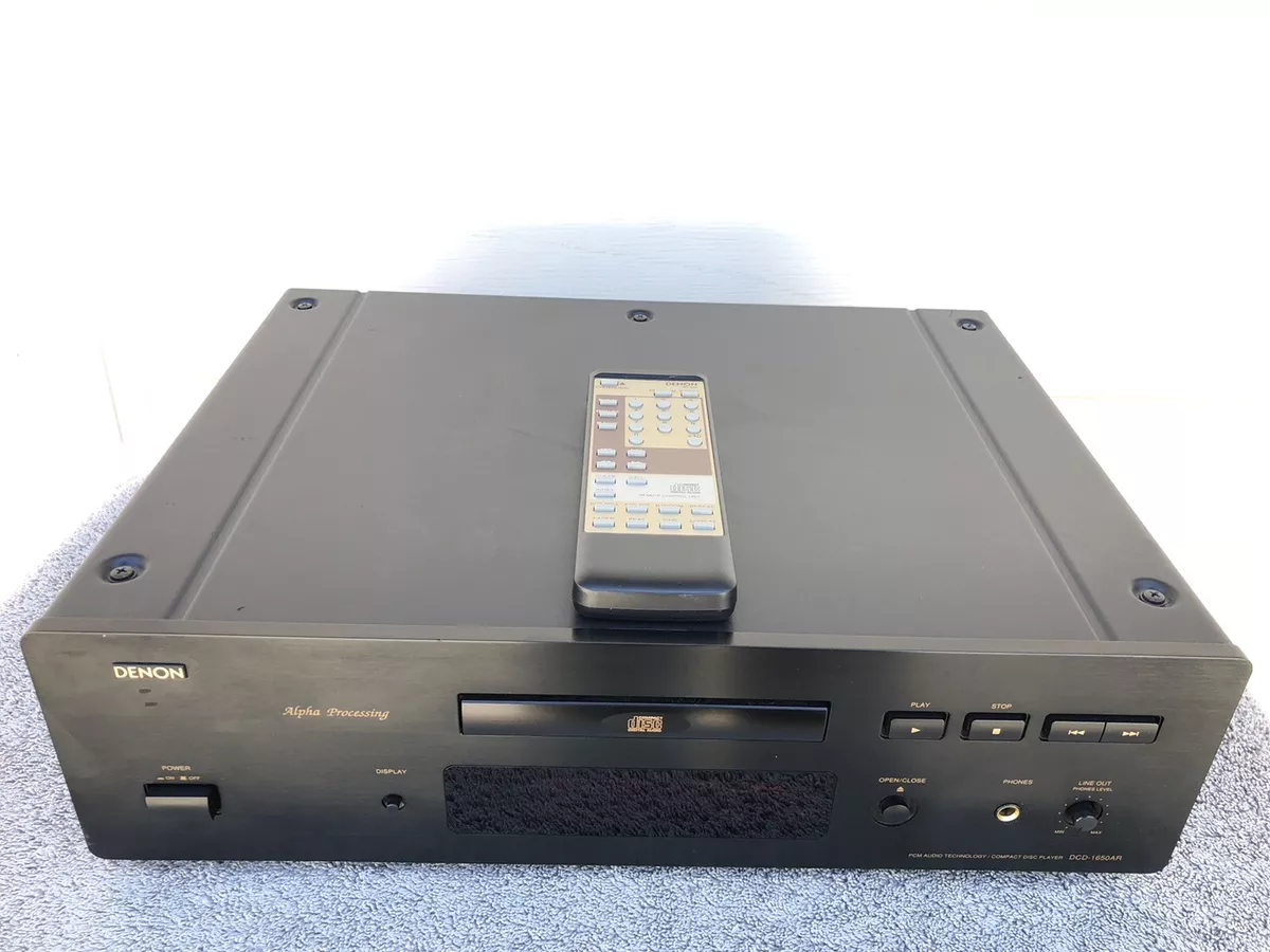 DENON DCD-1650AR PCM Audio Technology CD Player, W/Original Remote, Working.