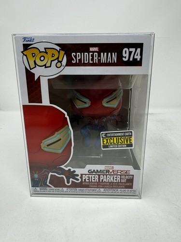 Funko Pop! Spider-Man 2 Peter Parker Velocity Traje Funko Pop! #974 EE exclusivo - Imagen 2 de 9