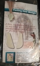Hapad, Inc. Posting Heel Wedges 1 Pair Adhesive Backed Insole Or Orthotic