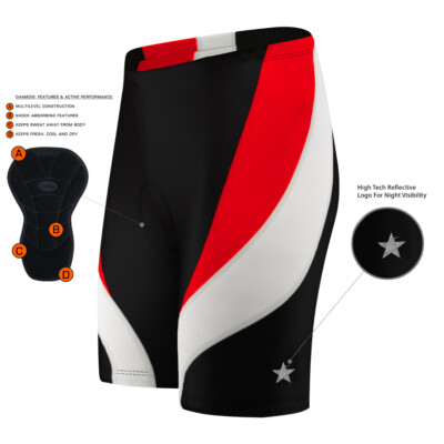 Cycling Shorts 3D Anti-Bac Padding All Day Men MTB Bike Padded Shorts Knicks