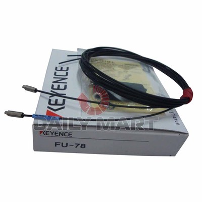 KEYENCE FU-78 FU78 FIBER OPTIC SENSOR SWITCH TRANSMISSIVE UNIT PLC MODULE NEW