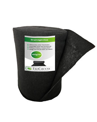 Drainagevlies 150g/m², 200g/m² und 300g/m²Filtervlies Trennvlies Kiesunterlage