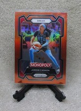 JORDIN CANADA 2024 WNBA Prizm Monopoly ORANGE PRIZMS Card #56 Serial #085/124