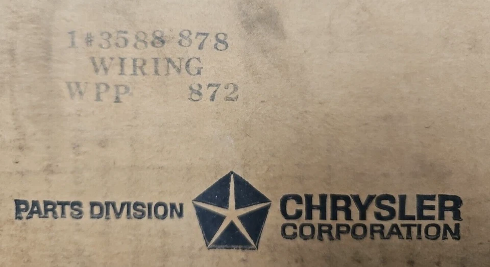 Chrysler DeSoto Dodge Plymouth Body Wiring Harness Package 3588878 NOS - Image 4 of 4
