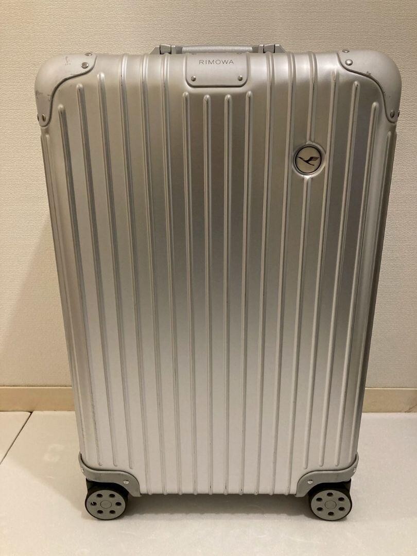 RIMOWA Lufthansa キャリーケース４輪(約60㍑) Rimowa Lufthansa Original Check-in M 60L Silver 4-wheels