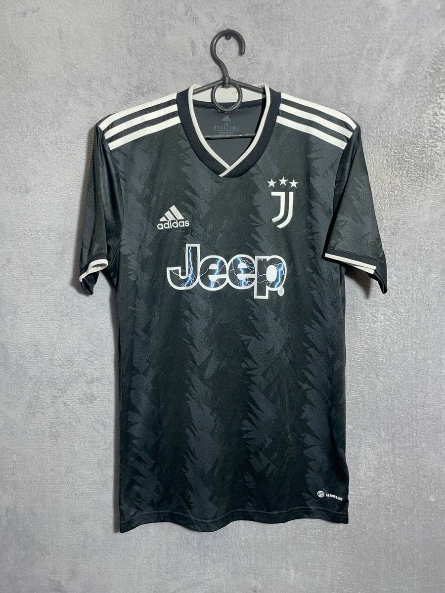 Juventus Jersey Away Football Shirt Black Adidas Maglia Mens