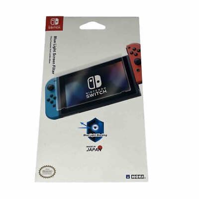 HORI Screen Protector: Blue Light Screen Filter for Nintendo Switch - Officially