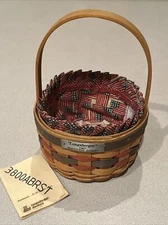 Longaberger 1997 Inaugural Basket With Liner