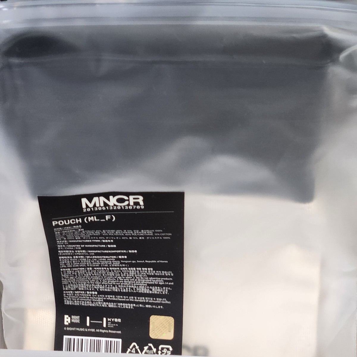 BTS Mini Pouch POP-UP : MONOCHROME MNCR 2024 MD in seoul | eBay