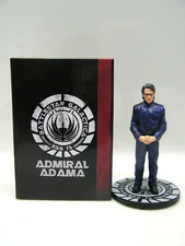 Battlestar Galactica Admiral Adama Animated Maquette/Statue- 5.9" Hero Sized-QMX