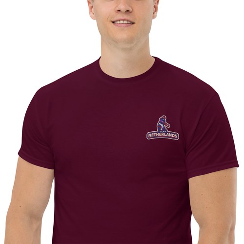 Team Netherlands Cricket Embroidered Short Sleeve Tee Pick Your Size and Color - Picture 3 of 23