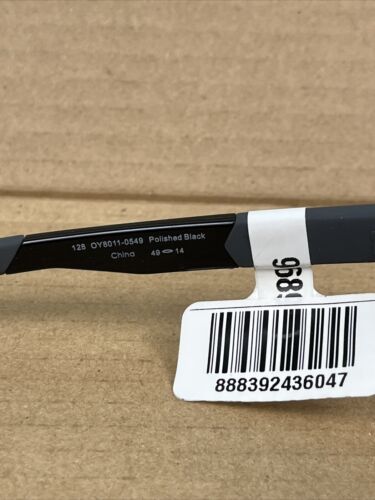 Oakley OY8011 0549 TAIL WHIP Occhiali neri lucidi 48-14-128 montature - NUOVI - Foto 5 di 8