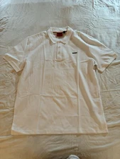 Hugo Boss Pima Cotton Polo Shirt White - XL