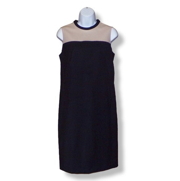 Akris Punto 100% Wool/Lamb Leather Dress - US 8 - | eBay Akris Punto 100% Wool/Lamb Leather Dress - US 8 - | eBay