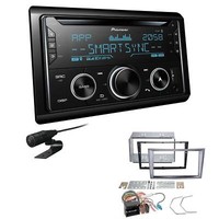 Pioneer Autoradio Bluetooth USB Mit Einbauset FüR Opel Astra H Charcoal Metallic
