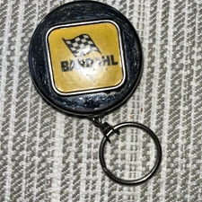 Clip on BARDAHL Car Racing Oil Retractable Chain Keychain Lumis Key-bak