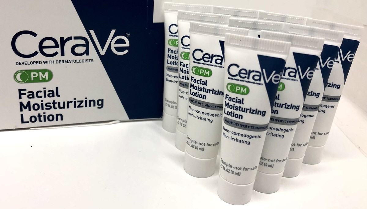 CeraVe PM Facial Moisturizing Lotion Moisturizer 0.17 Oz Ea