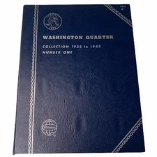 Whitman Coin Book Album Washington Head Quarter 1932-1945 Num One #9018 No Coins