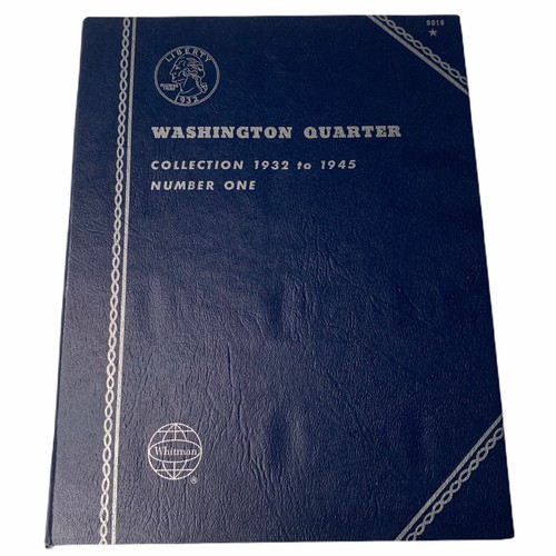Whitman Coin Book Album Washington Head Quarter 1932-1945 Num One #9018 No Coins - 第 1/4 張圖片