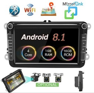 8 Android Car Radio Stereo 2din Gps Navi Bluetooth Wi Fi Vw Golf 5 6 Seat Skoda Ebay