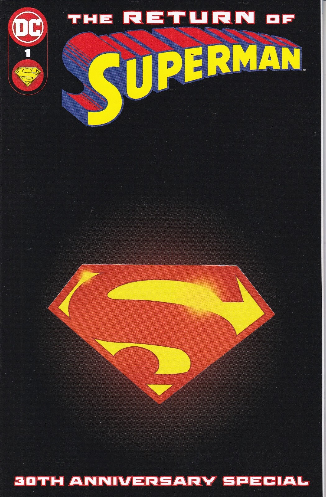 RETURN OF SUPERMAN 30th Anniversary Special (2023) #1 - Symbol VARIANT Cover