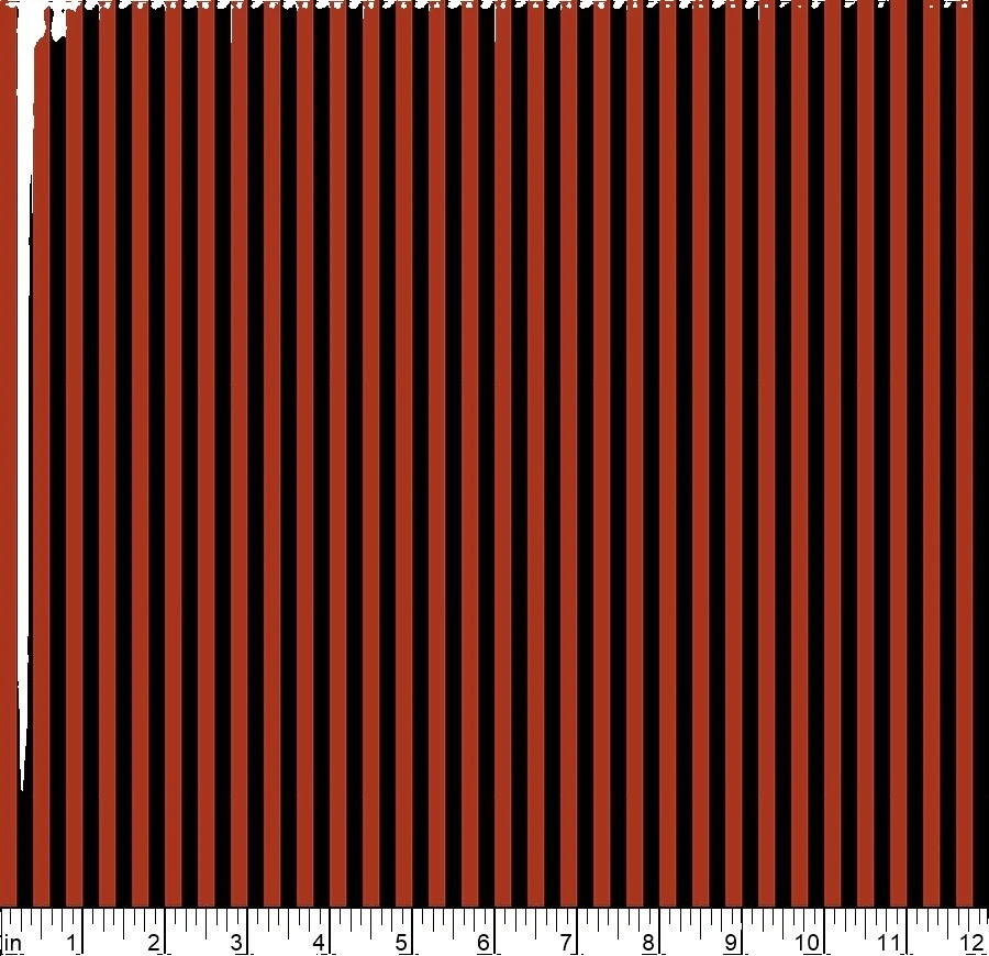 Полосатая хлопковая ткань для рукоделия на Хэллоуин