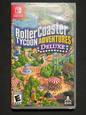 RollerCoaster Tycoon Adventures Deluxe Nintendo Switch Brand New Sealed