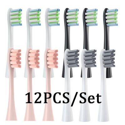 12PCS Replacement Brush Heads for Oclean X X PRO Z1 F1 One Air 2 SE Sonic
