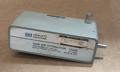 HP / Agilent 355D VHF Attenuator 120dB OPT 003