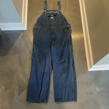 Liberty Bib Overalls Men's Size 42x30 Stretch Denim Workwear Carpenter Pants