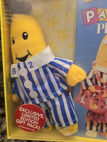 Bananas in Pajamas 7" Plush & Play Time VHS 1997 TOMY NEW VTG - Picture 2 of 6