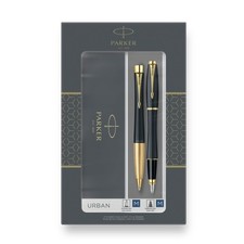 PARKER Schreibgeräte-Set URBAN Muted Black G.C. Füllhalter-Kugelschreiber-Set