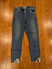 Abercrombie  Fitch Super Skinny High Rise Ankle Jeans Womens 29/8 Button Fly